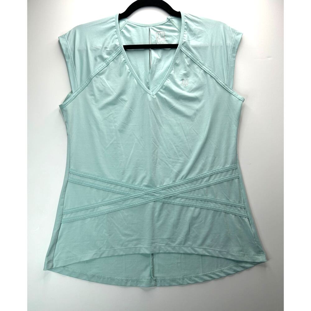 Eleven by Venus Williams Sugoi Sleeveless Cycling Jersey Top Green Women Large